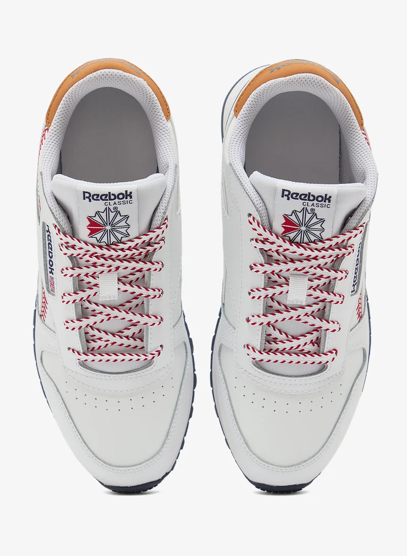 Reebok Ftwrwhite/Vectornavy/Flashred Youth Classic Leather for Women | Best Price UAE
